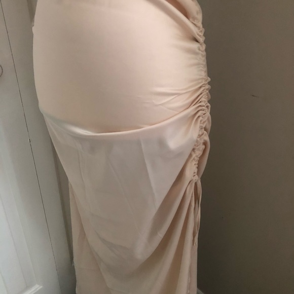 Nude Peach Evening Gown - Picture 9 of 12